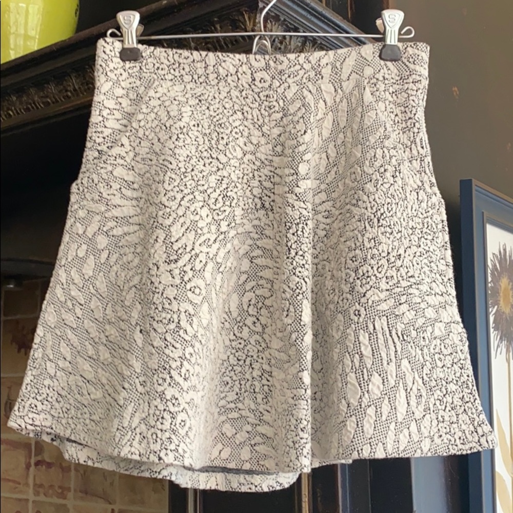 White Patterned Skirt